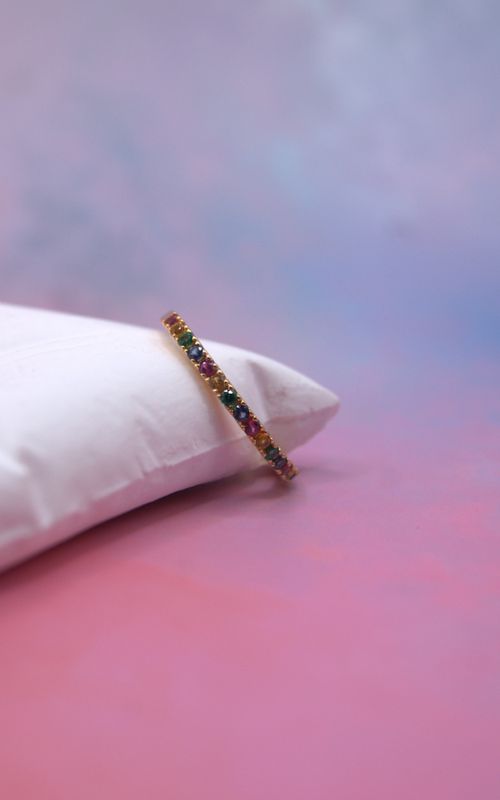Rainbow Band Ring 52