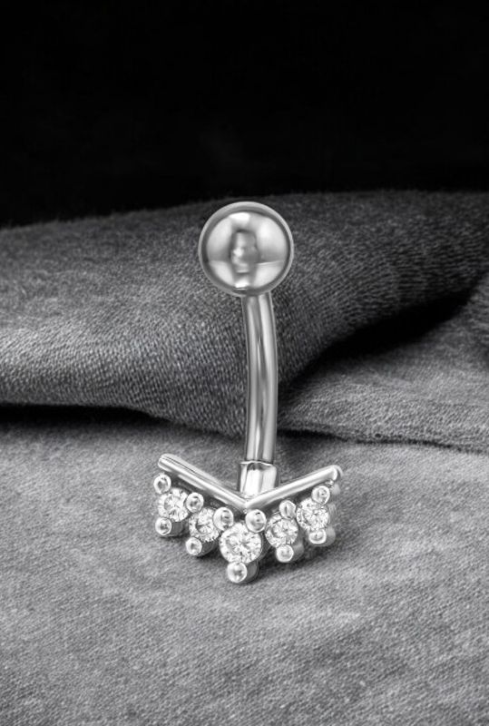 Chevron navlepiercing