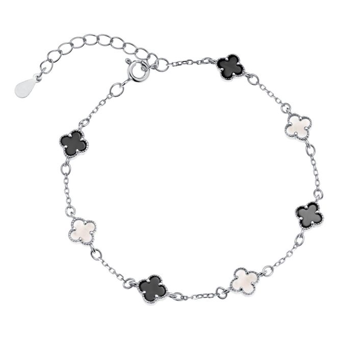 Hovedbilde Midnight Pearl Clover Armbånd