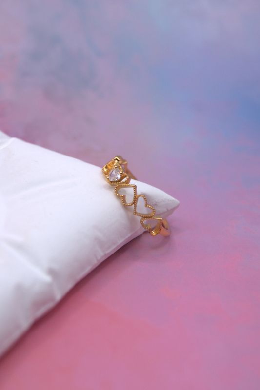 Heart Band Ring 52str