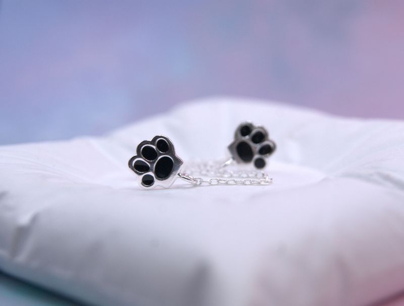 Paw Print Øredobber