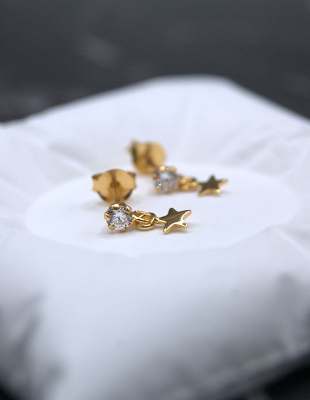 Star Drop Studs