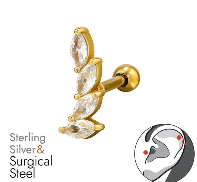 Hovedbilde Golden Leaf Piercing