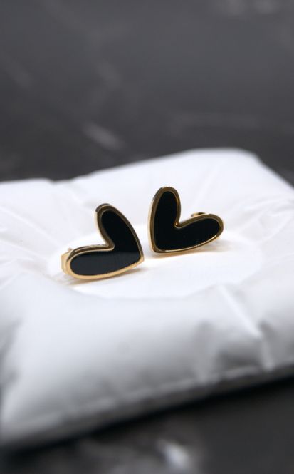 Hovedbilde Black Heart Øredobber