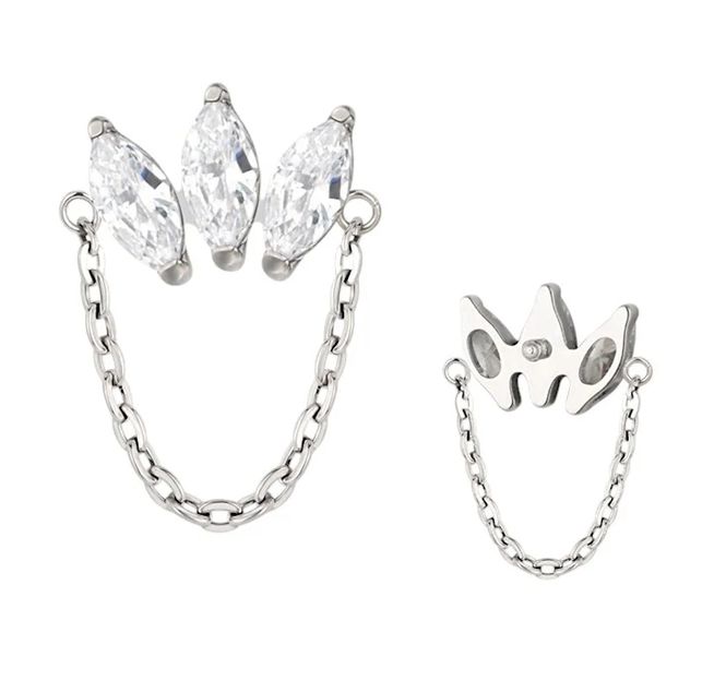 Hovedbilde Aurora Chain Titan Labret  Sølv