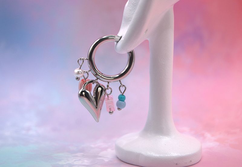 Candy Heart Hoops