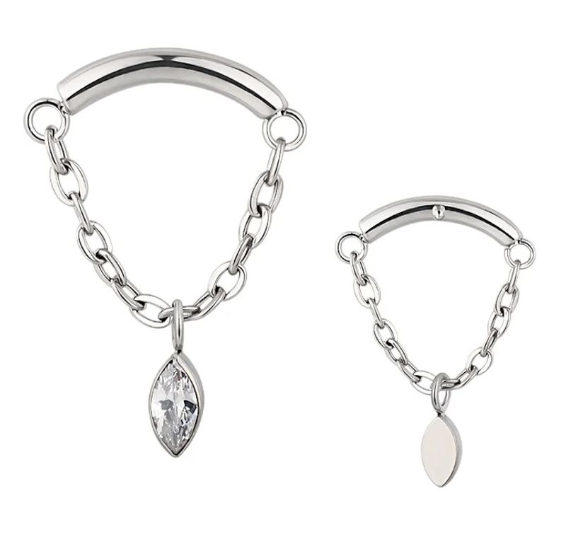 Elara Chain Titan Labret Sølv