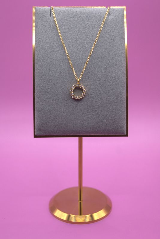 Circle Sparkle Halskjede